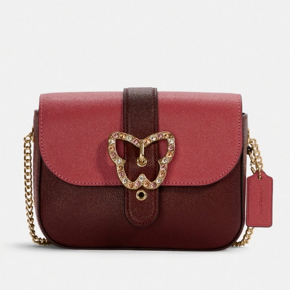 👀50% OFF 👀 NWT‼️Coach Gemma Colorblock Crossbody w/ Butterfly Buckle - Picture 4 of 11